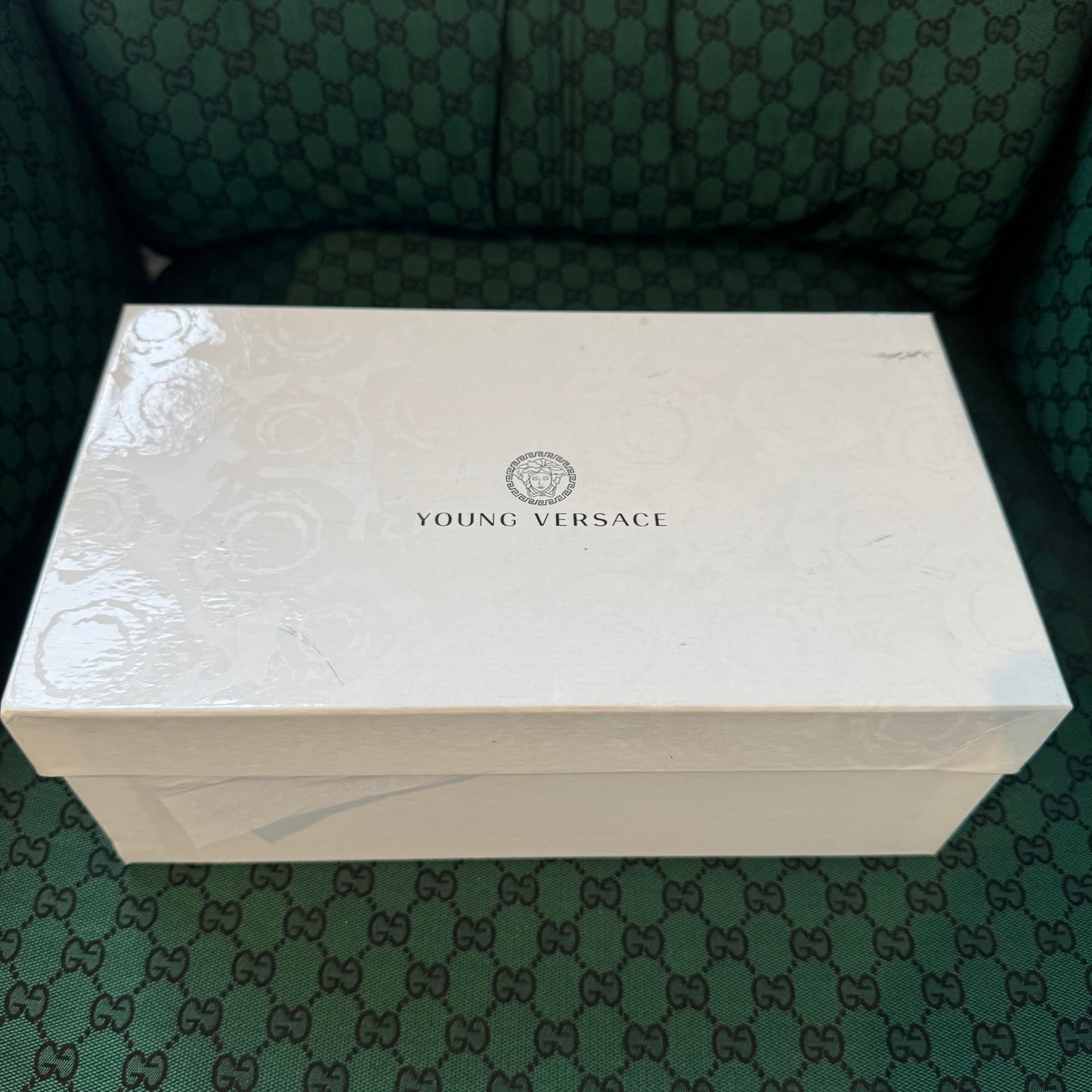 Versace: Pink Kids Sneakers