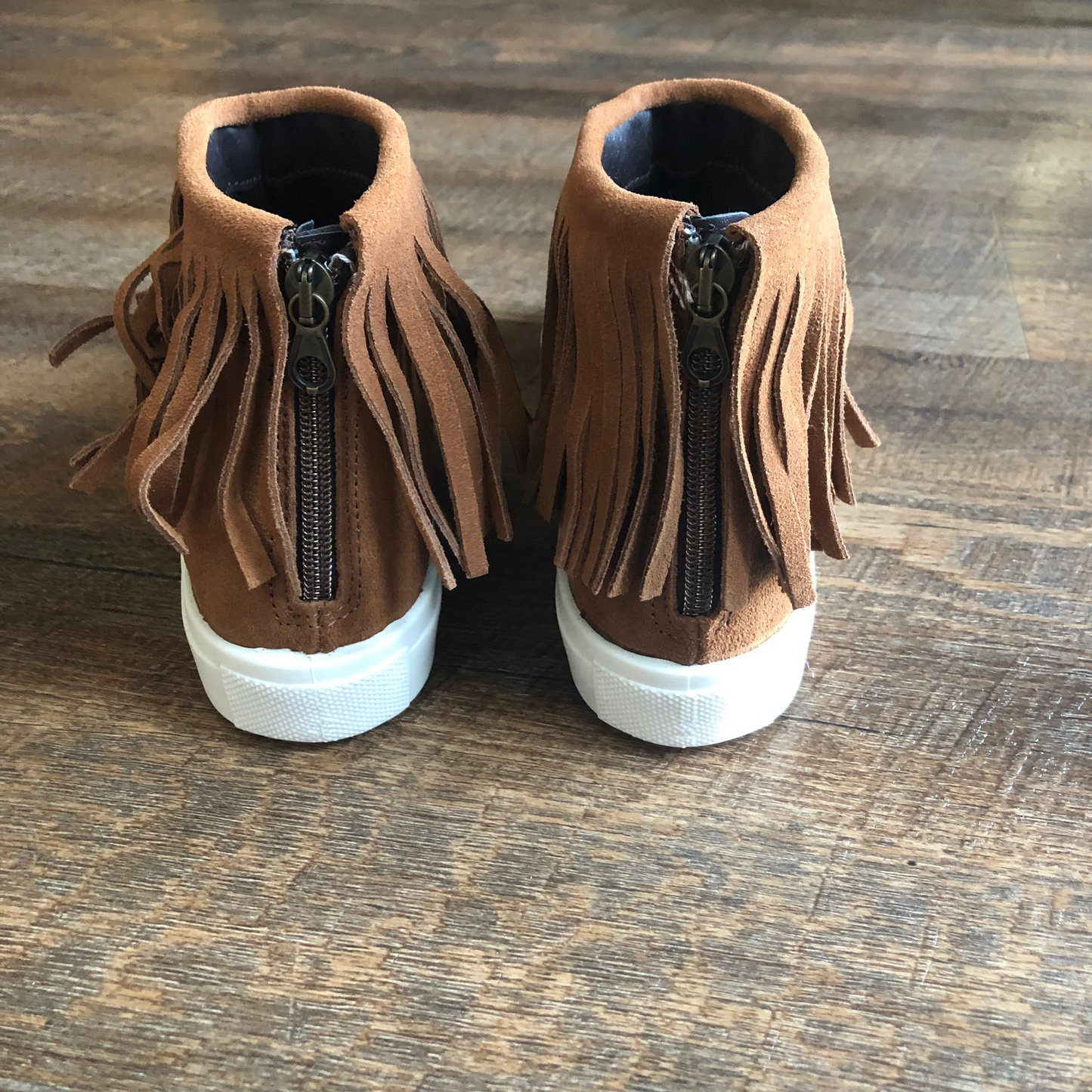 Primadonna: Suede Fringe Sneakers