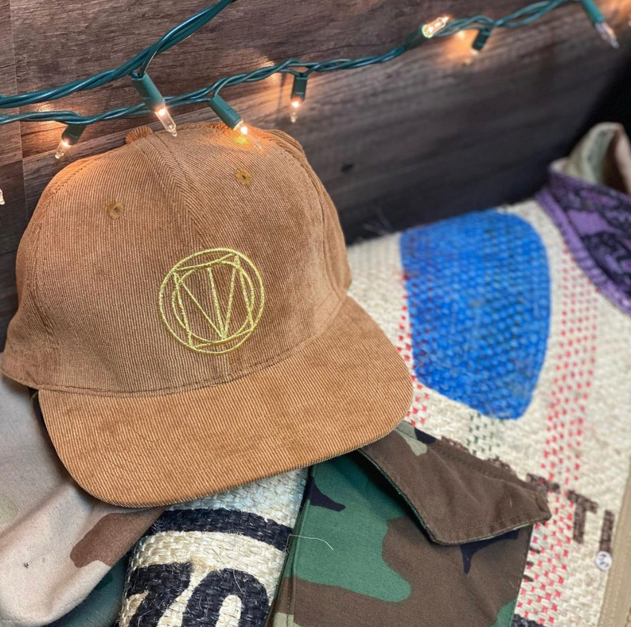 Akimoto: Sacred Geometry Corduroy Hat