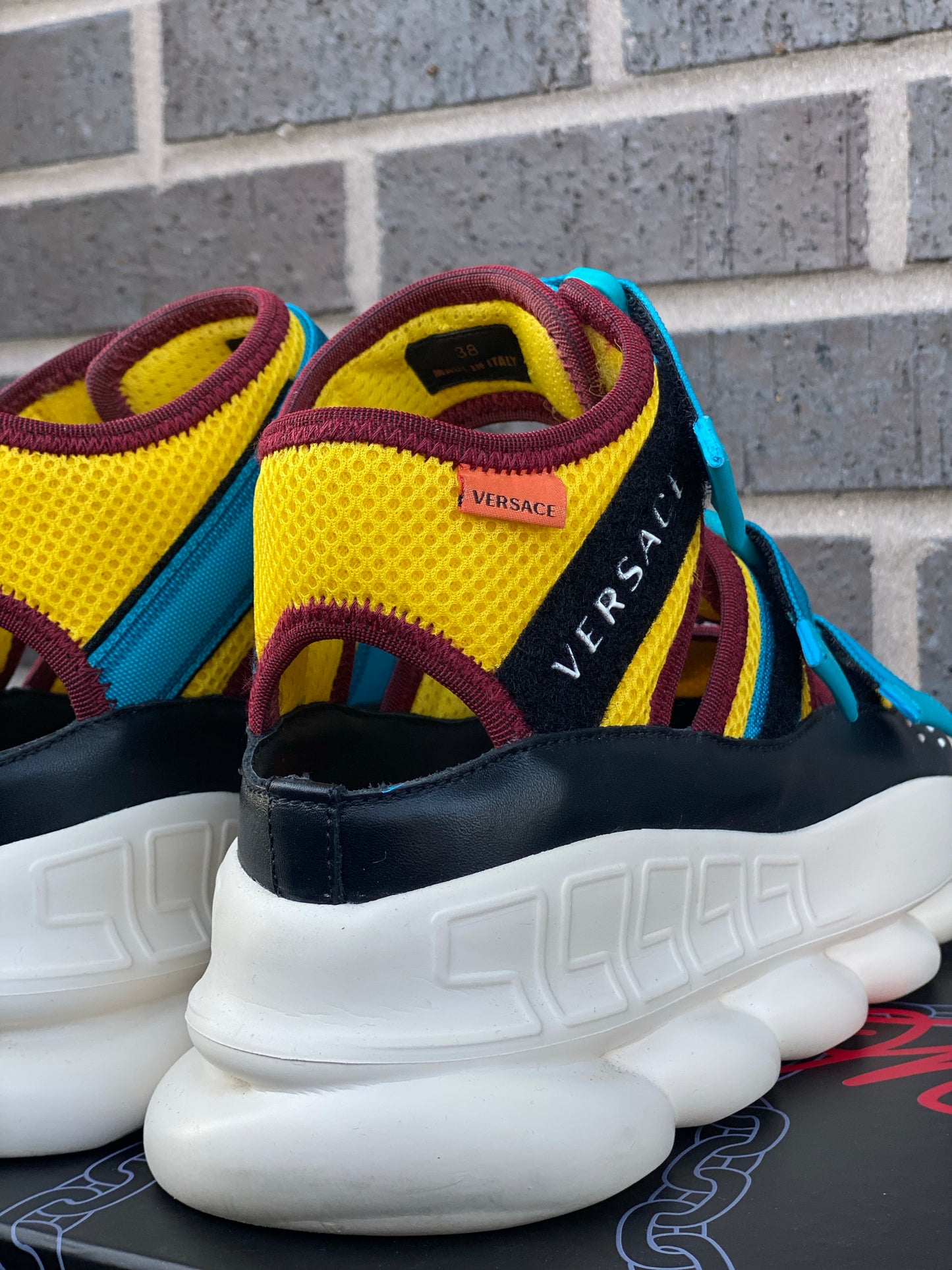 Versace: Chain Reaction Sandals