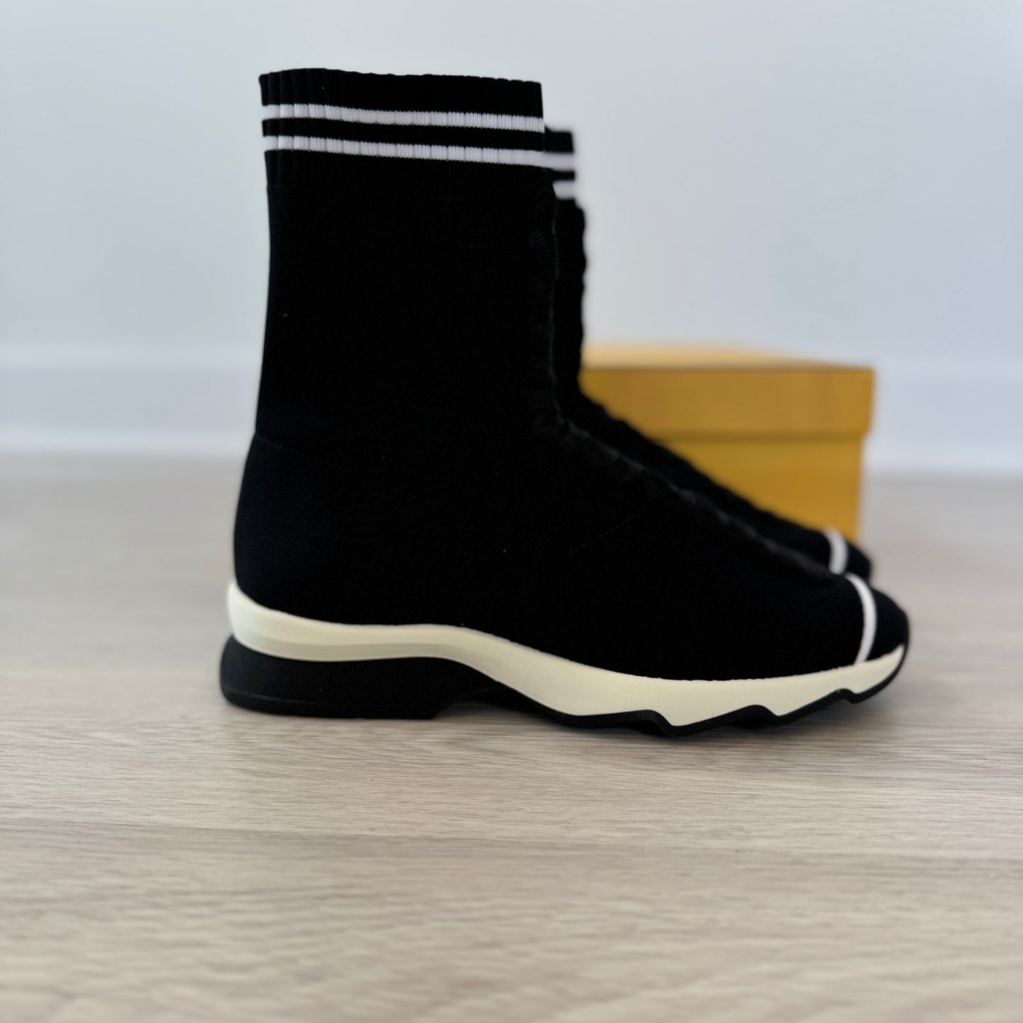 Fendi: Knitted Sock Sneakers