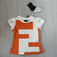 Fendi: Baby Logo T-Shirt