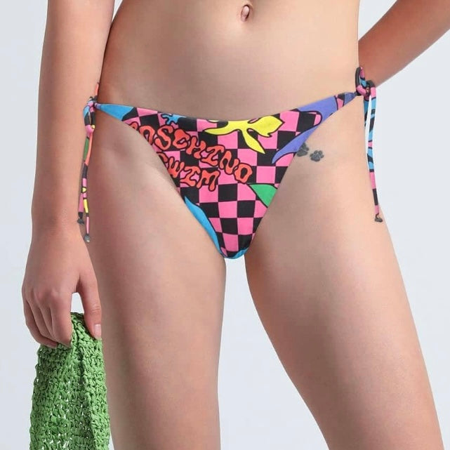 Moschino: Checkered Bikini Bottom (2 Colors)