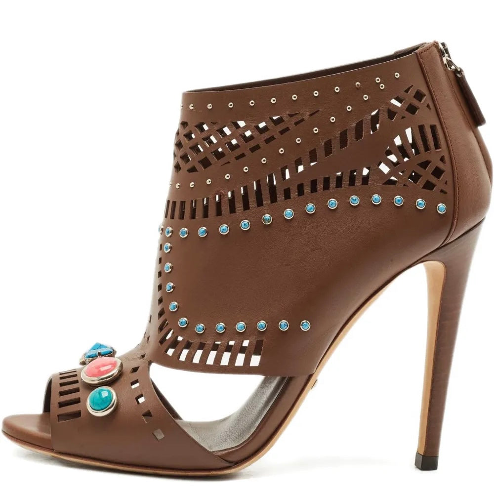 GucciI: Lika Brown Leather Boots