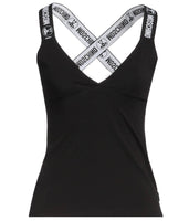 Moschino: Black Logo Tank