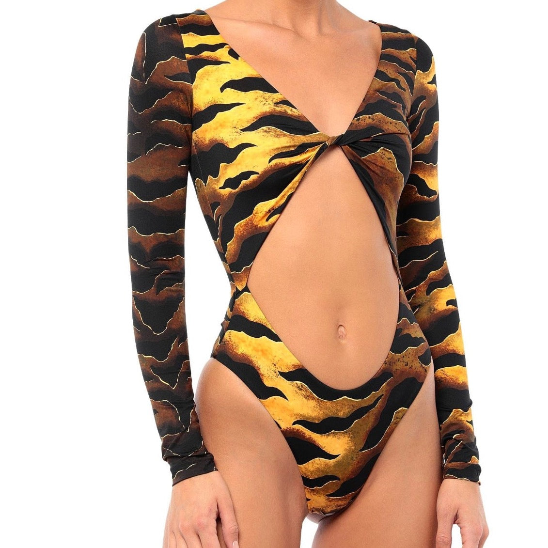 Dsquared2: Tiger Print Monokini