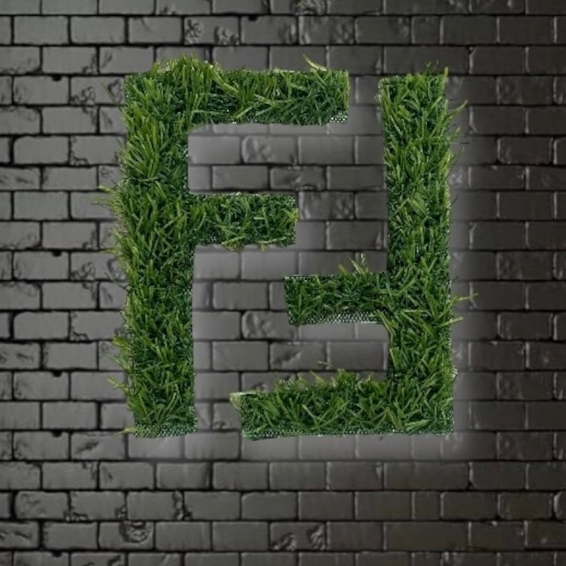 Fendi: FF Logo Faux Grass Wall Decor Set