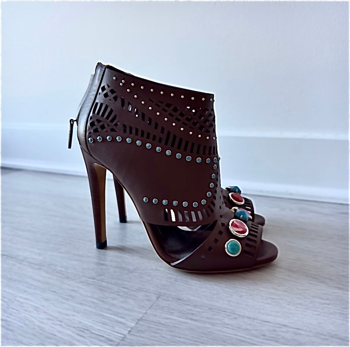 GucciI: Lika Brown Leather Boots