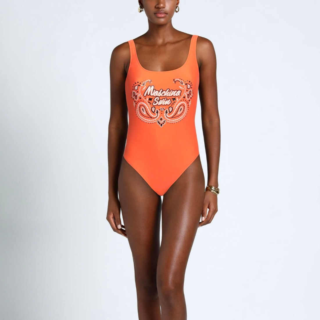 Moschino: Red Paisley Bandana Swimsuit (3 colors)
