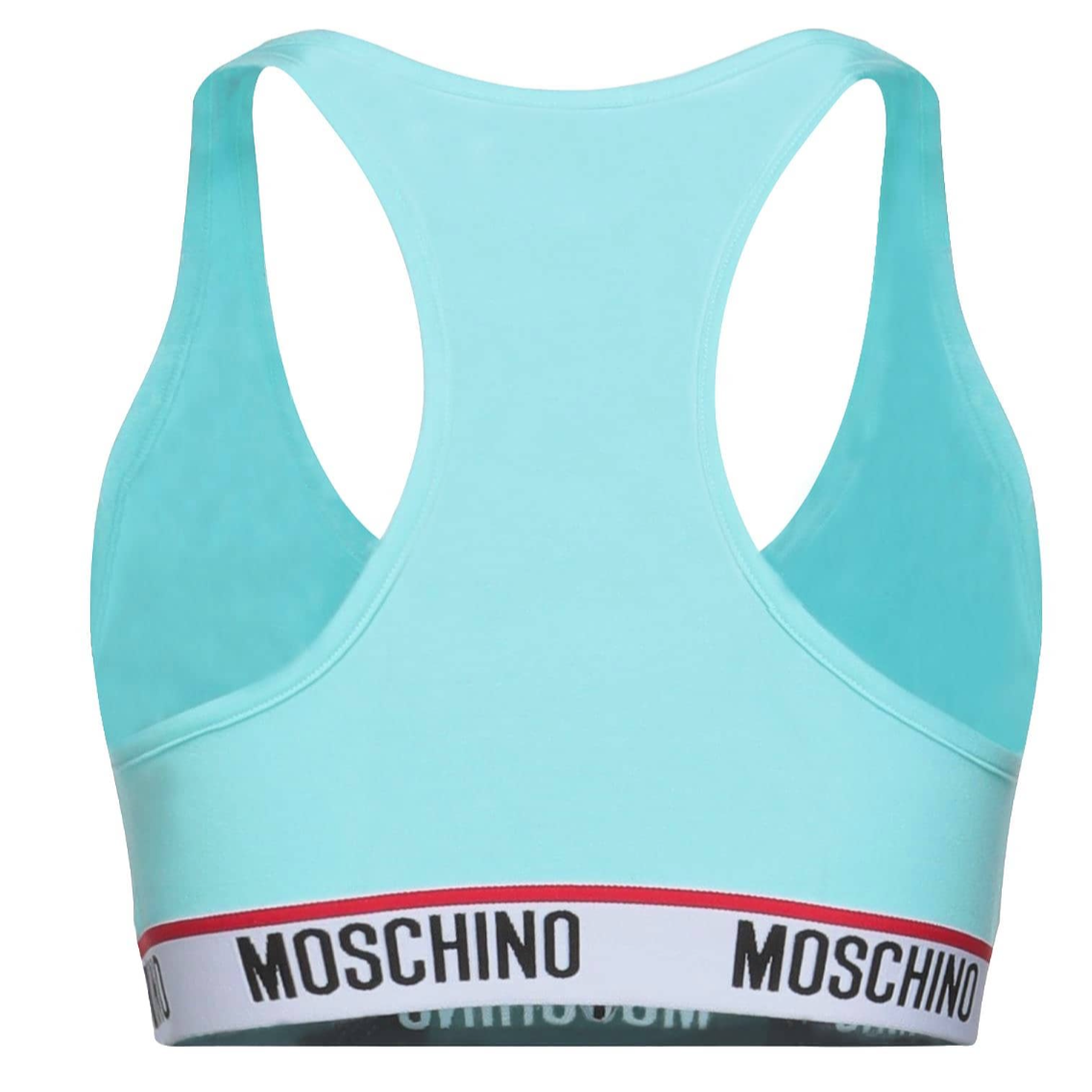 Moschino: Turquoise Sports Bra Top