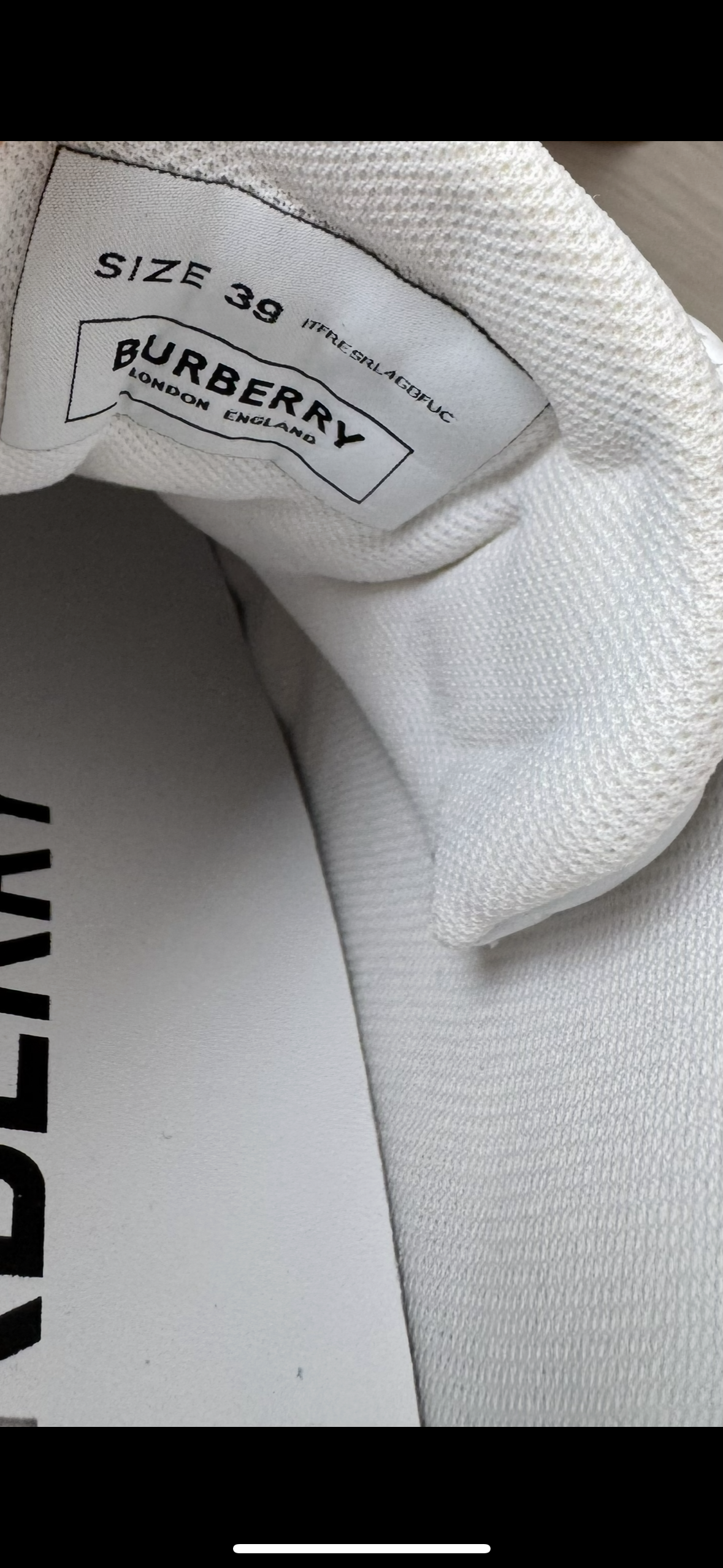 Burberry: Women's White Quilted Sneakers