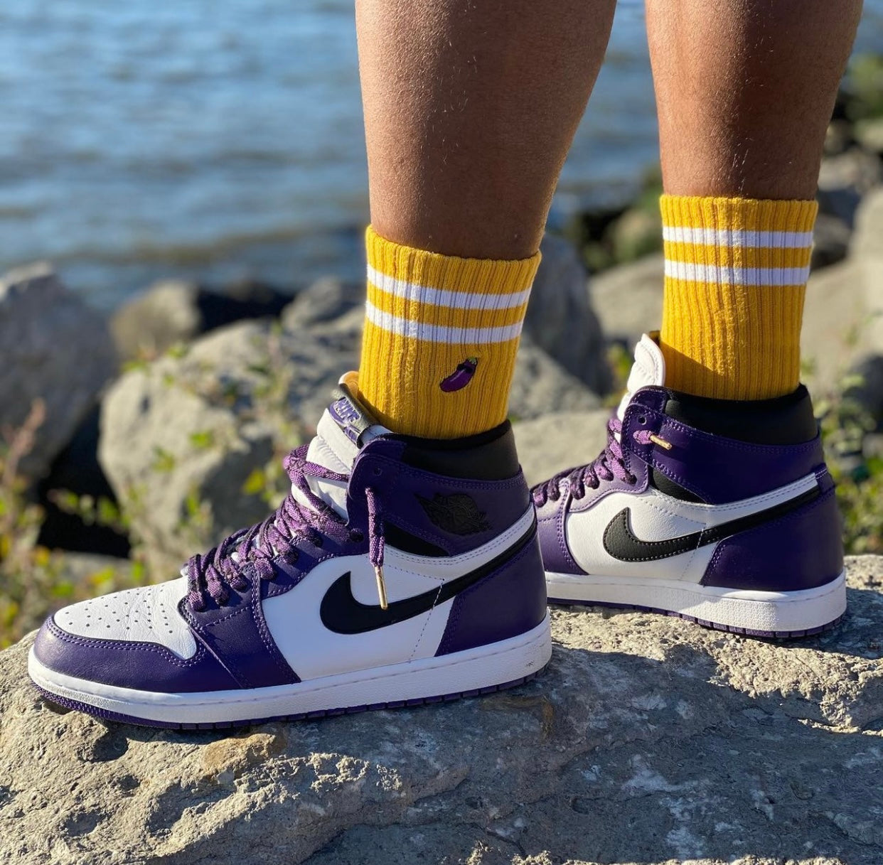 Gucci: Purple Luxury Shoe Laces