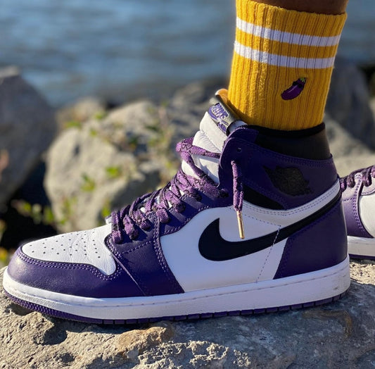 Gucci: Purple Luxury Shoe Laces