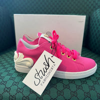 Versace:  Pink Kids Sneakers