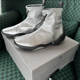 Giuseppe Zanotti: Silver Logoball Sneakers