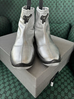 Giuseppe Zanotti: Silver Logoball Sneakers