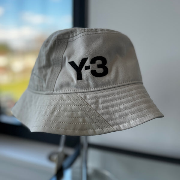 Y-3: Beige Classic Bucket Hat