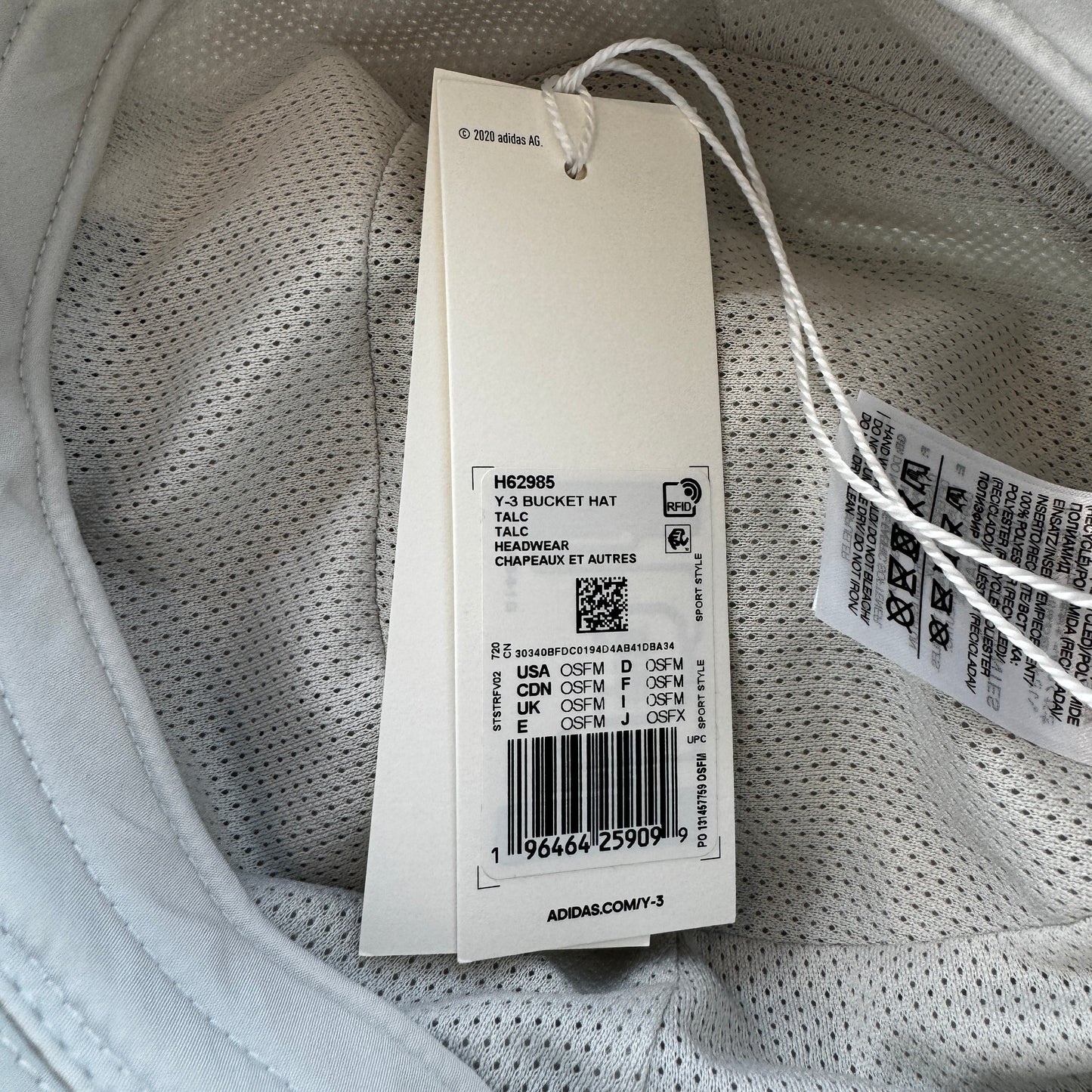 Y-3: Beige Classic Bucket Hat