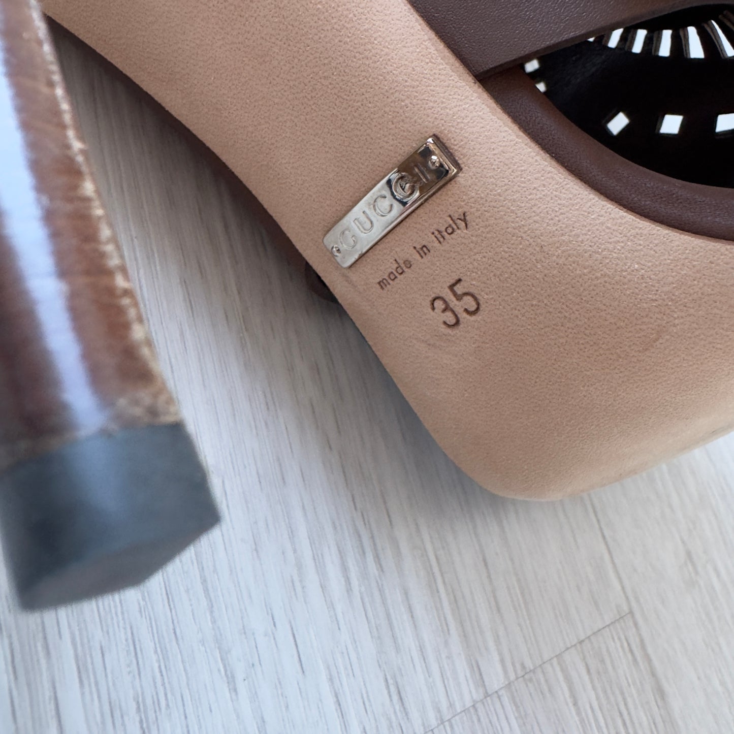 GucciI: Lika Brown Leather Boots