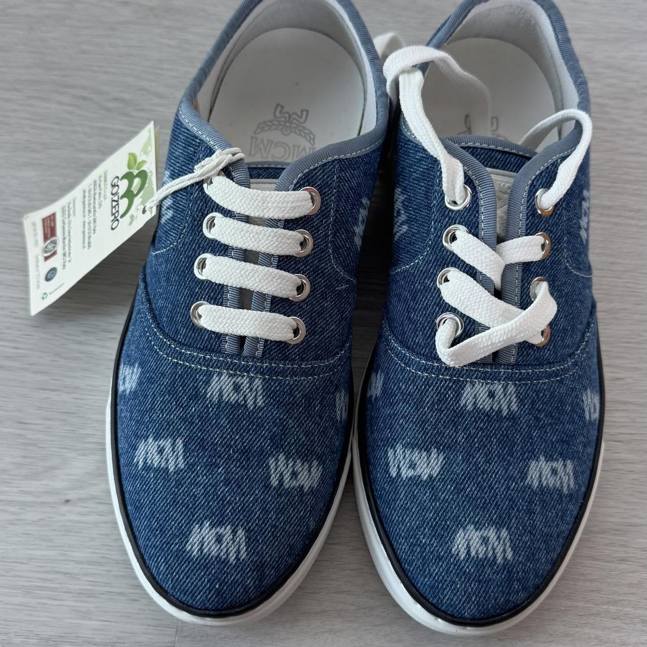 MCM: Denim Sneakers