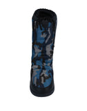 Moschino: Blue Camouflage Moon Boots (Snow Boots)