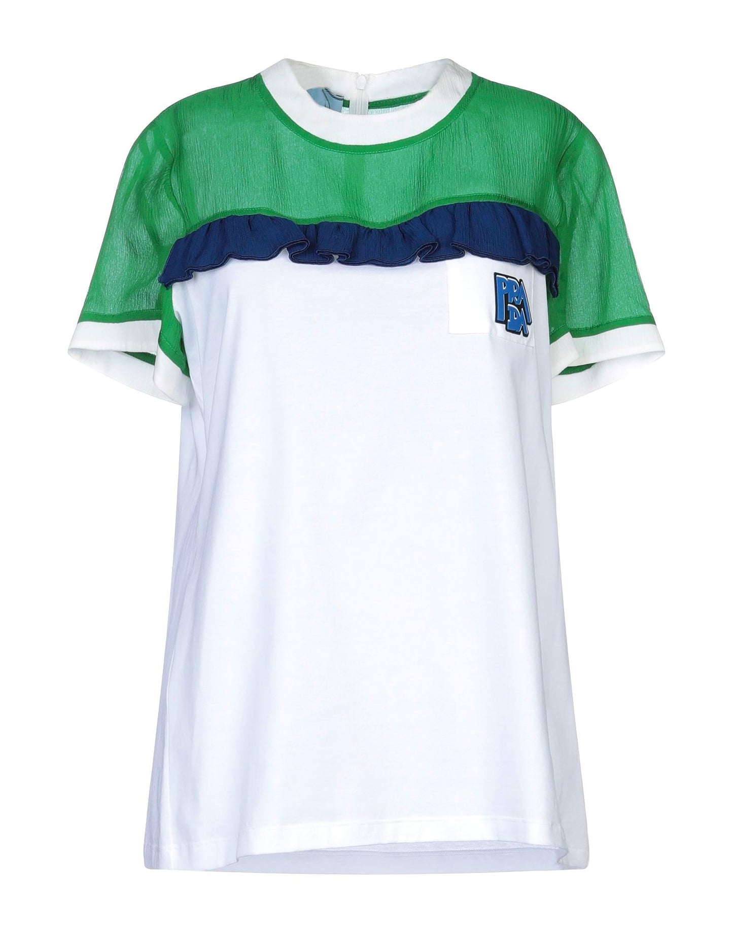 Prada: Silk Logo T-shirt