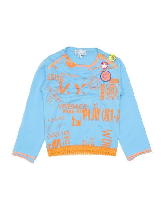 Versace: Young Girl's Long Sleeve T-shirt