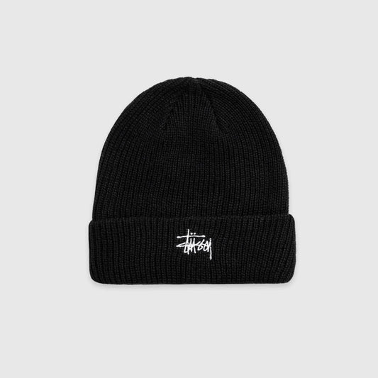 STUSSY: Basic Cuff Knit Beanie Hat