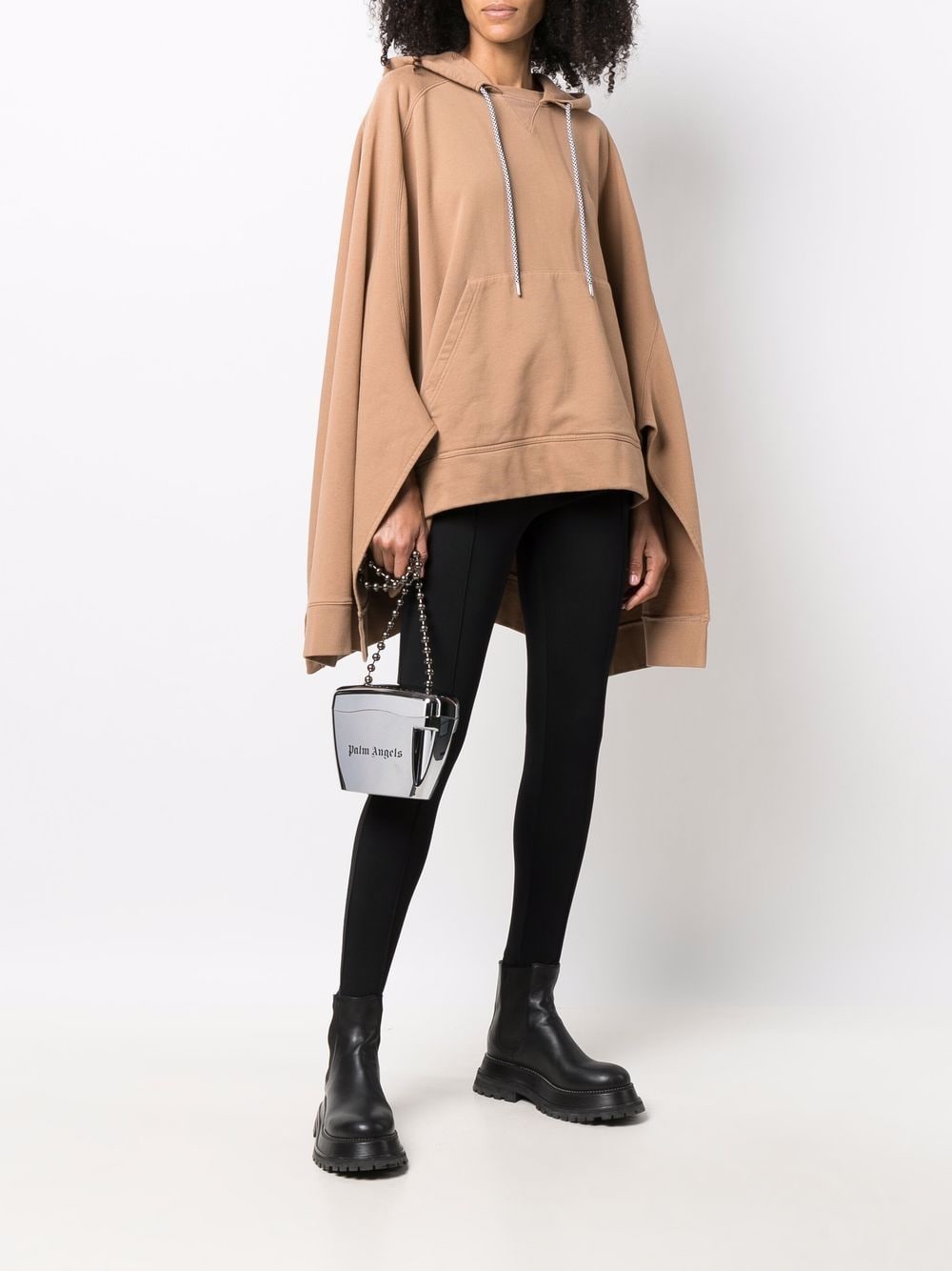 Palm Angels: Metallic Mini Padlock Bag