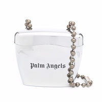 Palm Angels: Metallic Mini Padlock Bag