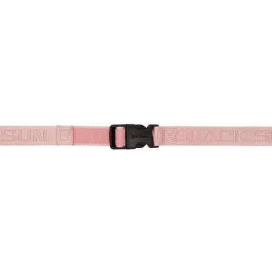 Palm Angels: Pink Logo Belt