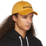 Palm Angels: Yellow Logo Hat