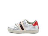 Gucci: Ace Kid's Sneakers (Silver)
