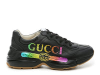 Gucci: Rhyton Rainbow Logo Sneakers (Women's)