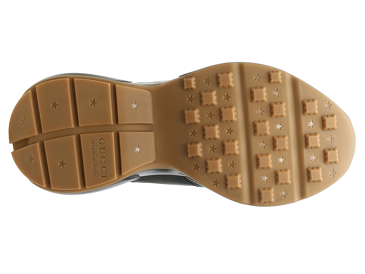 Gucci: Rhyton Rainbow Logo Sneakers (Women's)