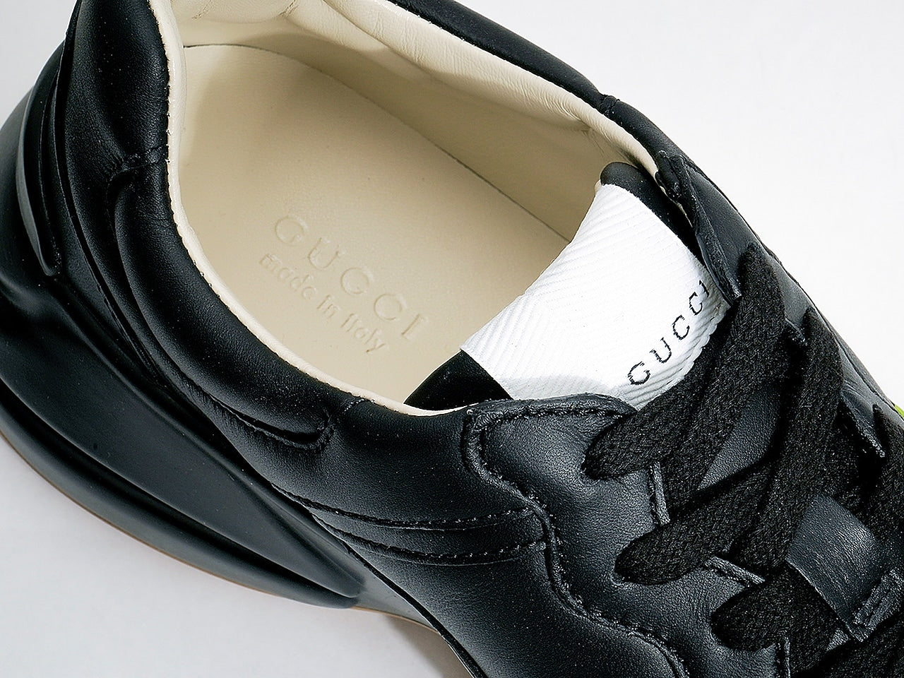 Gucci: Rhyton Rainbow Logo Sneakers (Women's)