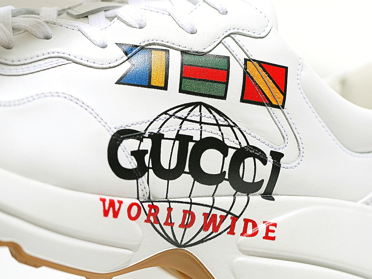 Gucci: Men's "Worldwide" Rhyton Sneakers