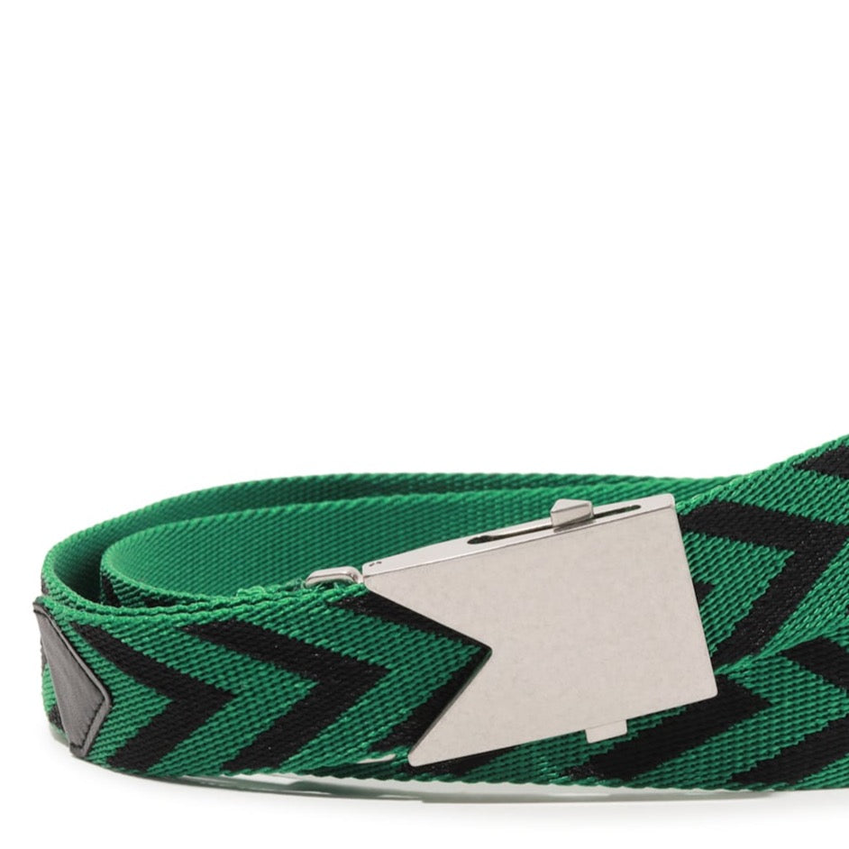 Bottega Veneta: Chevron Textile Belt