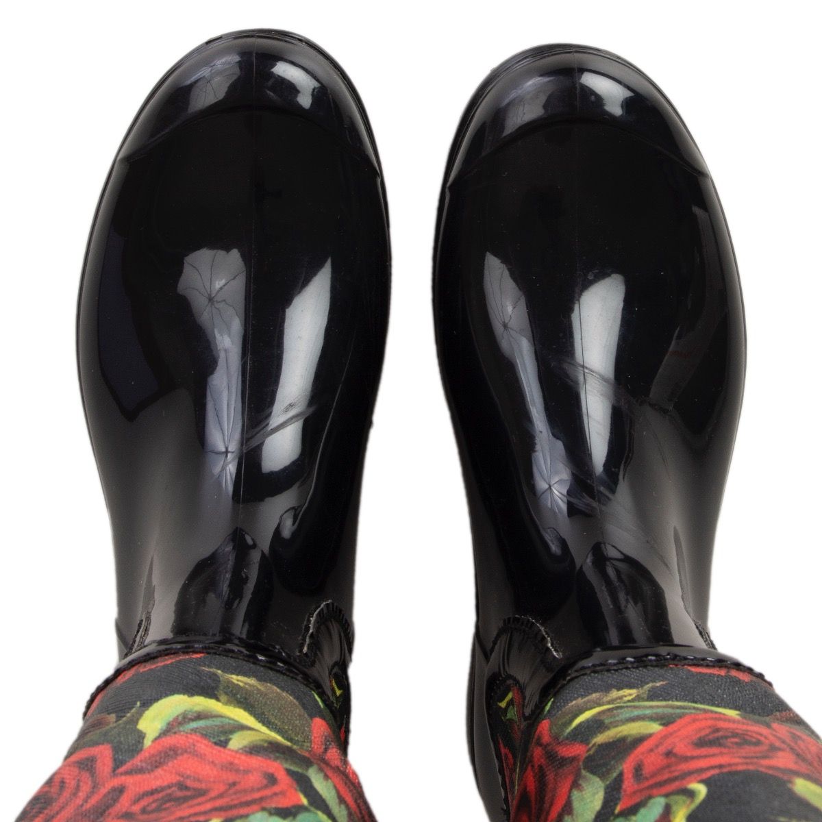 Dolce & Gabbana: Rose Rain Boots (Wellies)