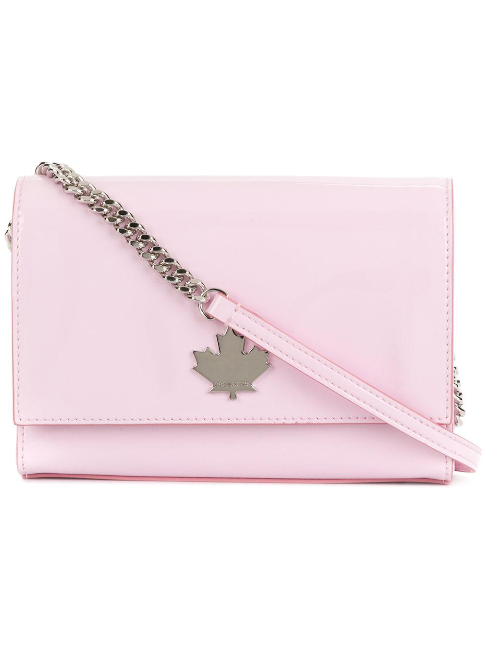 Dsquared2: "Disco" Patent Cross Body Bag (4 colors)