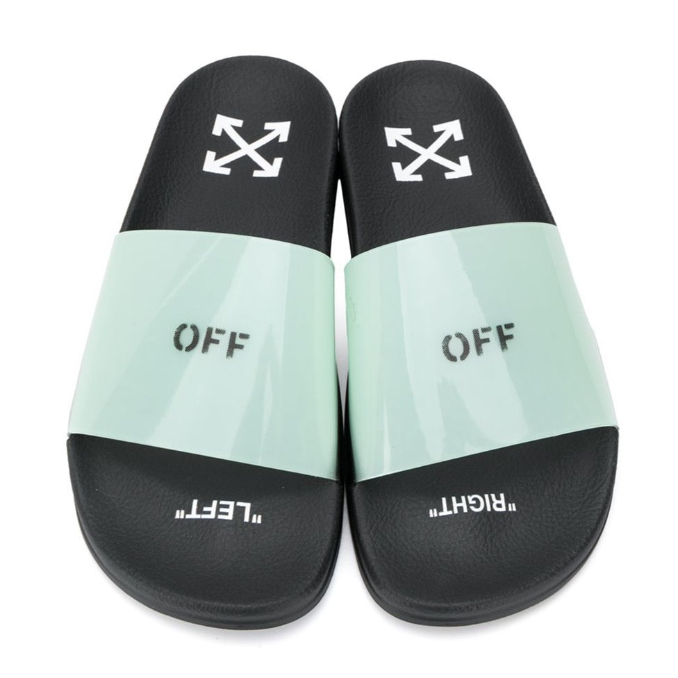 Off-White: Women's Logo Pool Slides