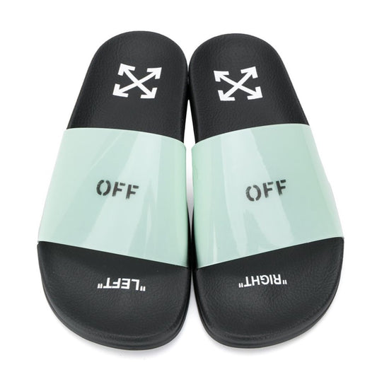 Off-White: Women's Logo Pool Slides
