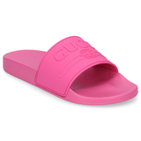 Gucci: Women's Pursuit Pink Rubber Slides