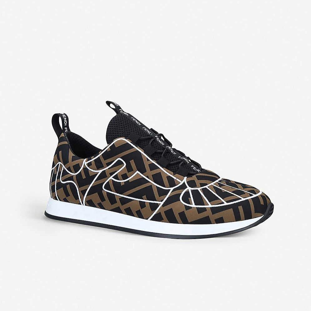 Fendi: FFreedom Logo-print neoprene trainers