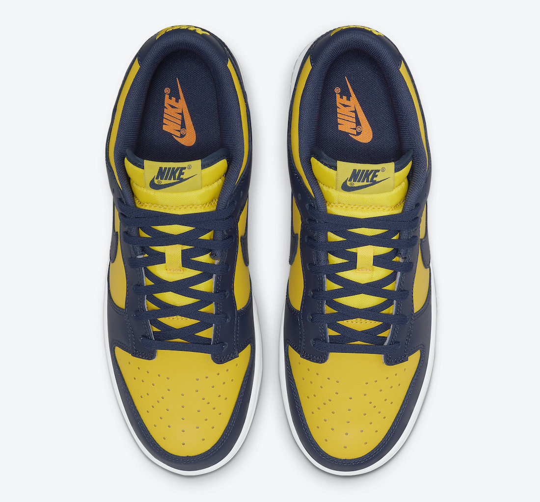 Nike: Dunk Low "Michigan Maze" Sneakers
