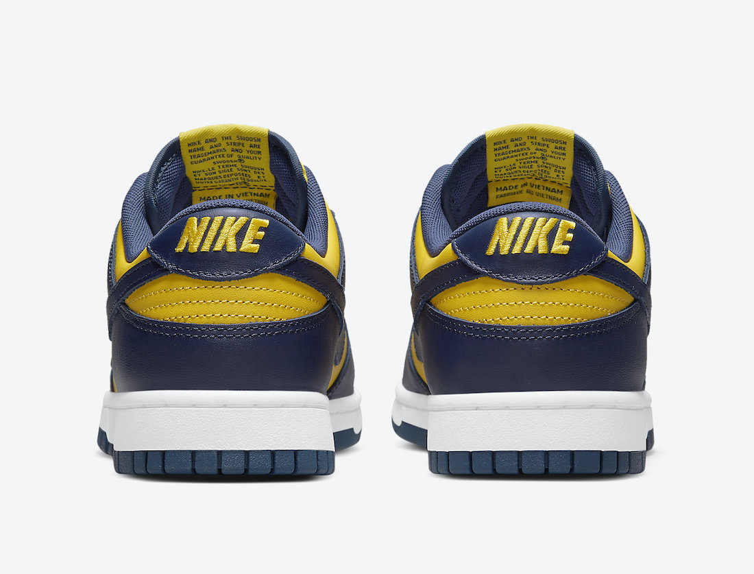 Nike: Dunk Low "Michigan Maze" Sneakers