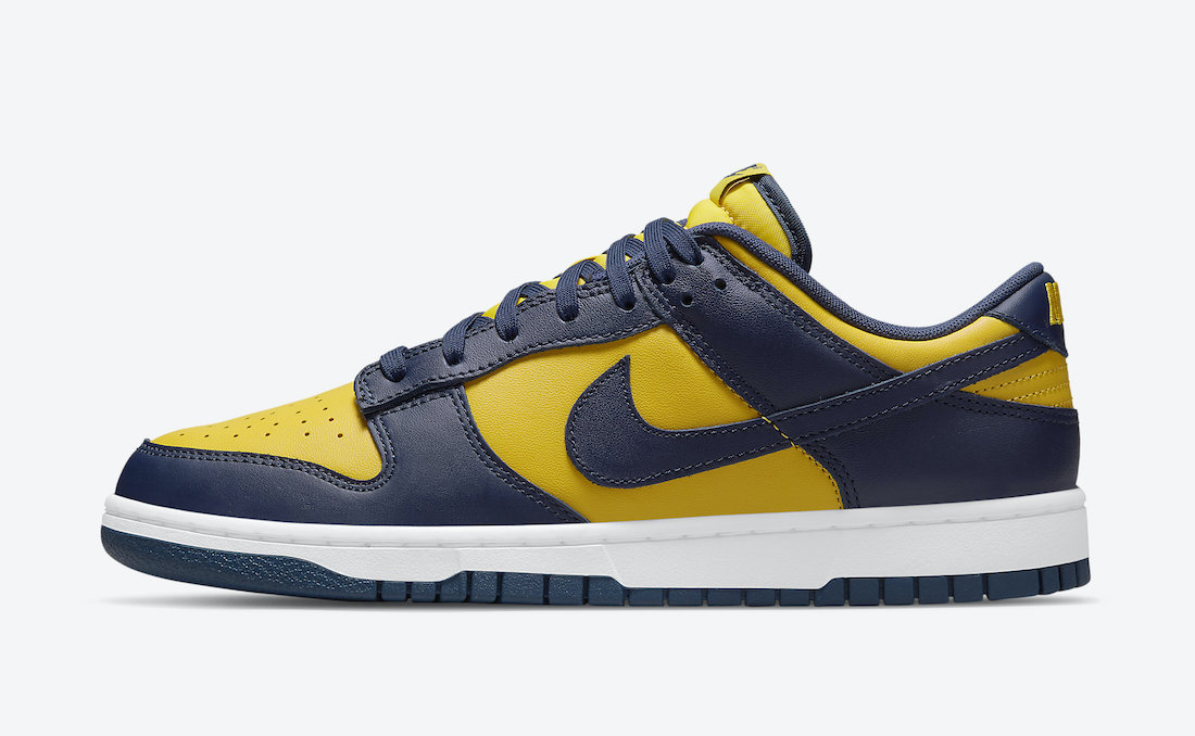 Nike: Dunk Low "Michigan Maze" Sneakers