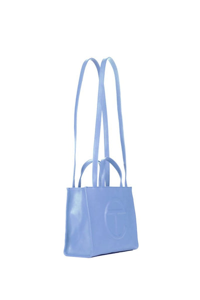 Telfar Small Shopping Bag, Pool Blue