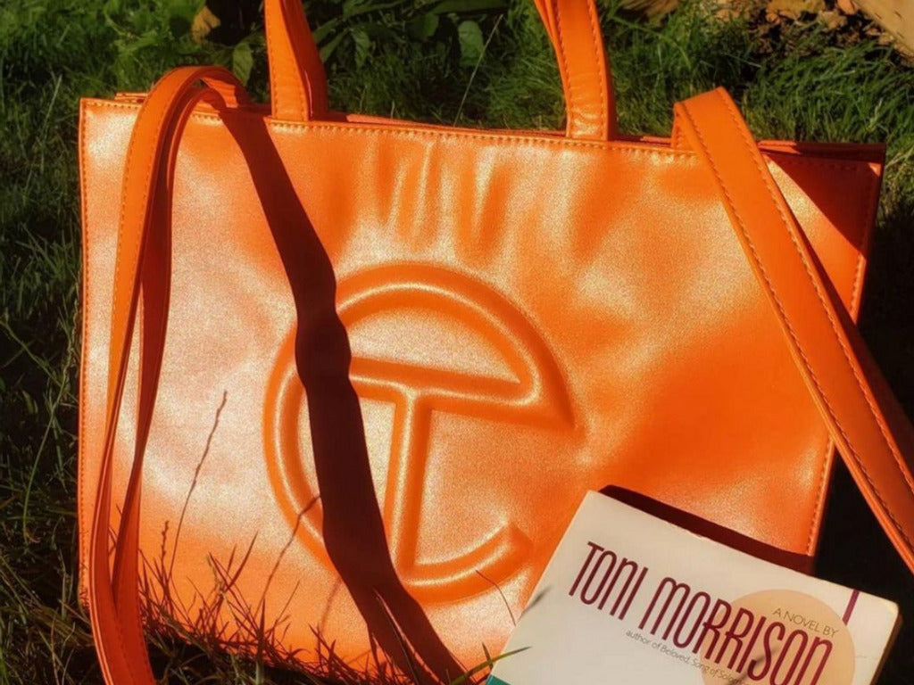 Telfar: Orange Shopping Bag