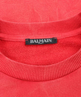 Balmain: Men's Logo Crewneck Sweat Shirt